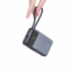 Picture of iOsuite Power Bank 20,000 mAh PD 65W Fast Charging (2 Ports) 1 USB-C & 1 USB-A with USB-C Cable - Black