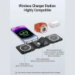 Picture of iOsuite 3-in-1 Fold Magnetic Wireless Charge with 1 USB-C input - Black - GW35