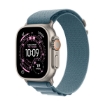 Picture of Apple Watch Ultra 3 2025 GPS + Cellular 49mm Natural Titanium Case with Light Blue Alpine Loop - Medium