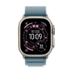 Picture of Apple Watch Ultra 3 2025 GPS + Cellular 49mm Natural Titanium Case with Light Blue Alpine Loop - Medium